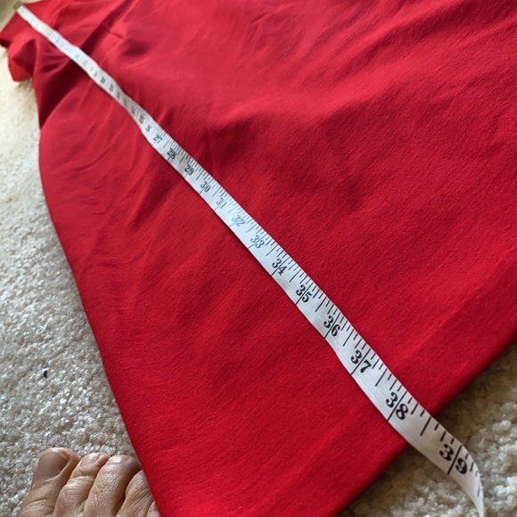 TALBOTS Red Sleeveless Fitted Dress 4 - Picture 9 of 16